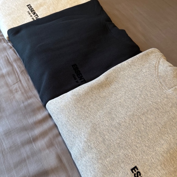 Essentials Fear of God - S22 Hoodies - Light Oatmeal - All Size - Picture 5 of 6